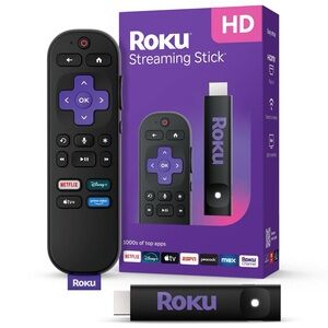 Roku HD Streaming Stick - Black and Purple